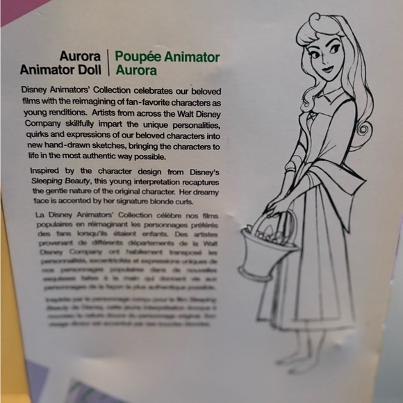 Disney Animators' Collection Aurora Doll - Purple Dress - Picture 3 of 3